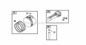 Piston Grp Diagram and Parts List for 12E802-1114-01  Briggs and Stratton Engine